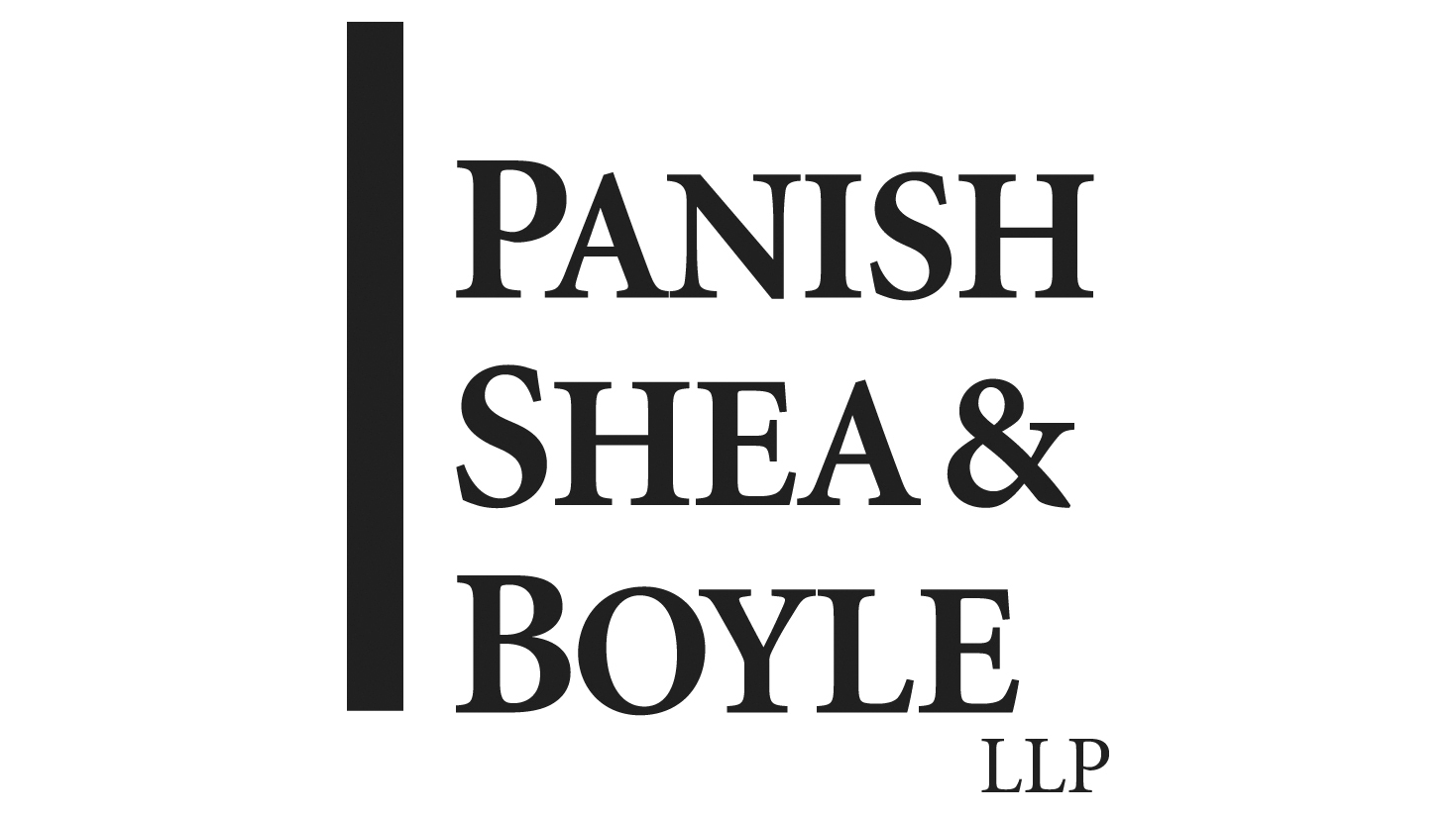 Panish, Shea & Boyle LLP logo illustrating case management application solution.