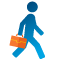 Man carrying briefcase illustrating global access and data migration.