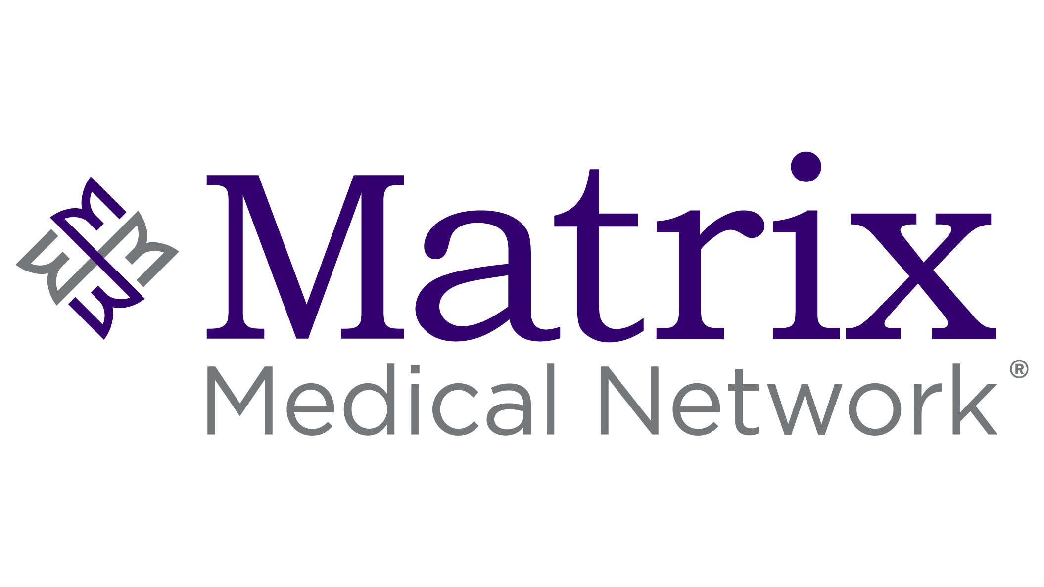 Matrix Medical Network logo and branding for client management system