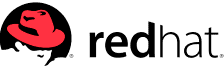 Red Hat logo and open-source software for Microsoft Access database migrations.