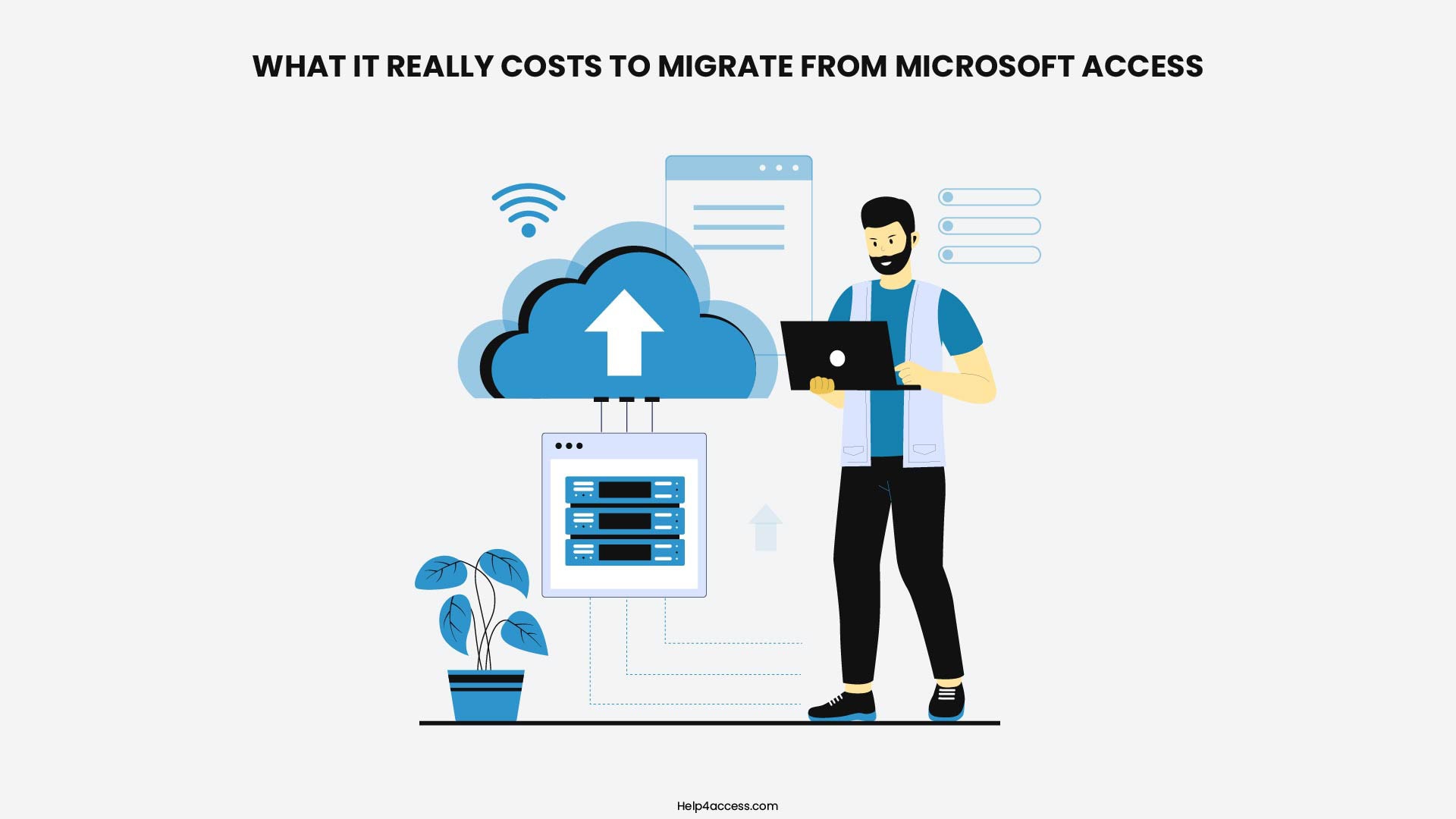 What It Really Costs to Migrate From Microsoft Access Illustration
